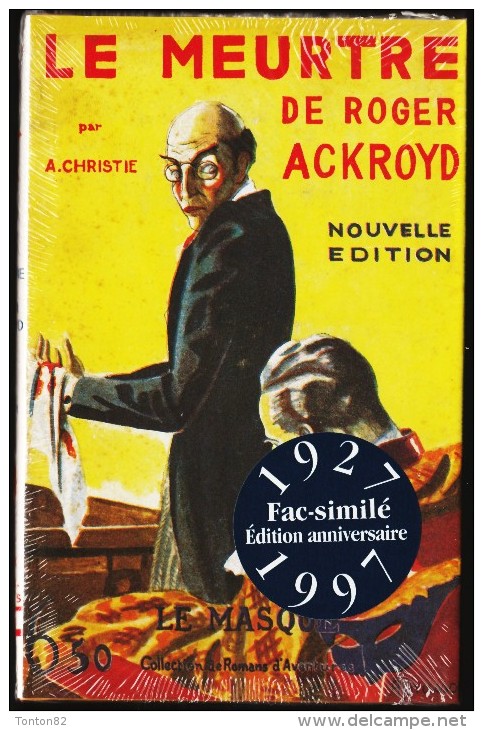 Agatha Christie - Le Meurtre De Roger ACKROYD - Librairie Des Champs-Elysées ( Fac-similé ) . - Agatha Christie