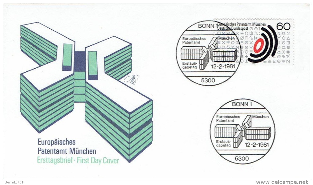 Germany - Mi-Nr 1088 FDC (T197)- - 1981-1990