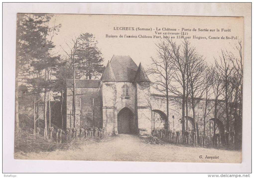 CPA DPT 80 LUCHEUX, LE CHATEAU - Lucheux