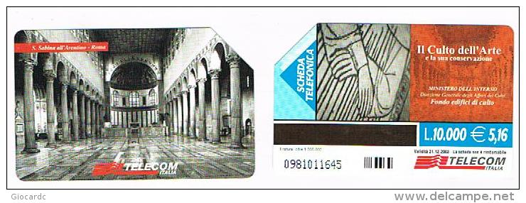 TELECOM ITALIA - C.& C. F3565  -  S. SABINA ALL' AVENTINO; ROMA      -  USATA - Public Special Or Commemorative