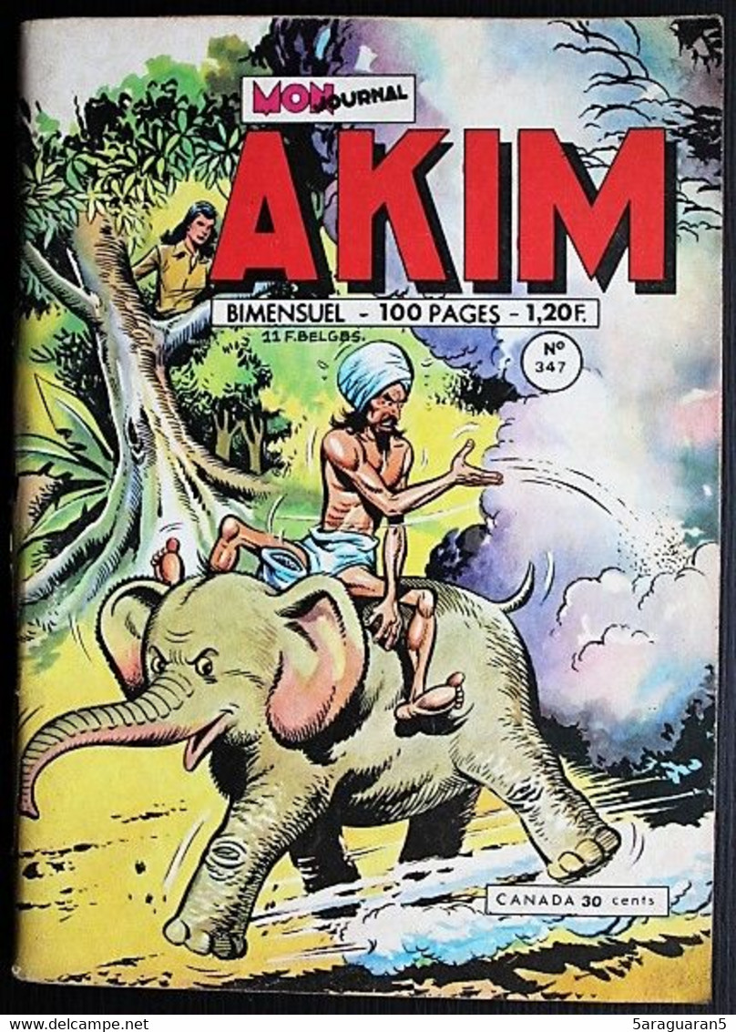 BD AKIM - 347 - Terreur Dans La Jungle - EO 1974 - Akim