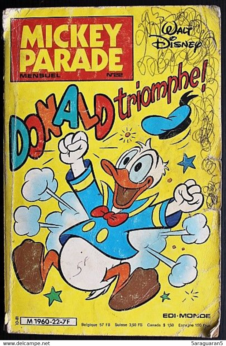 BD MICKEY PARADE - N° 22 - Donald Triomphe ! - Mickey Parade