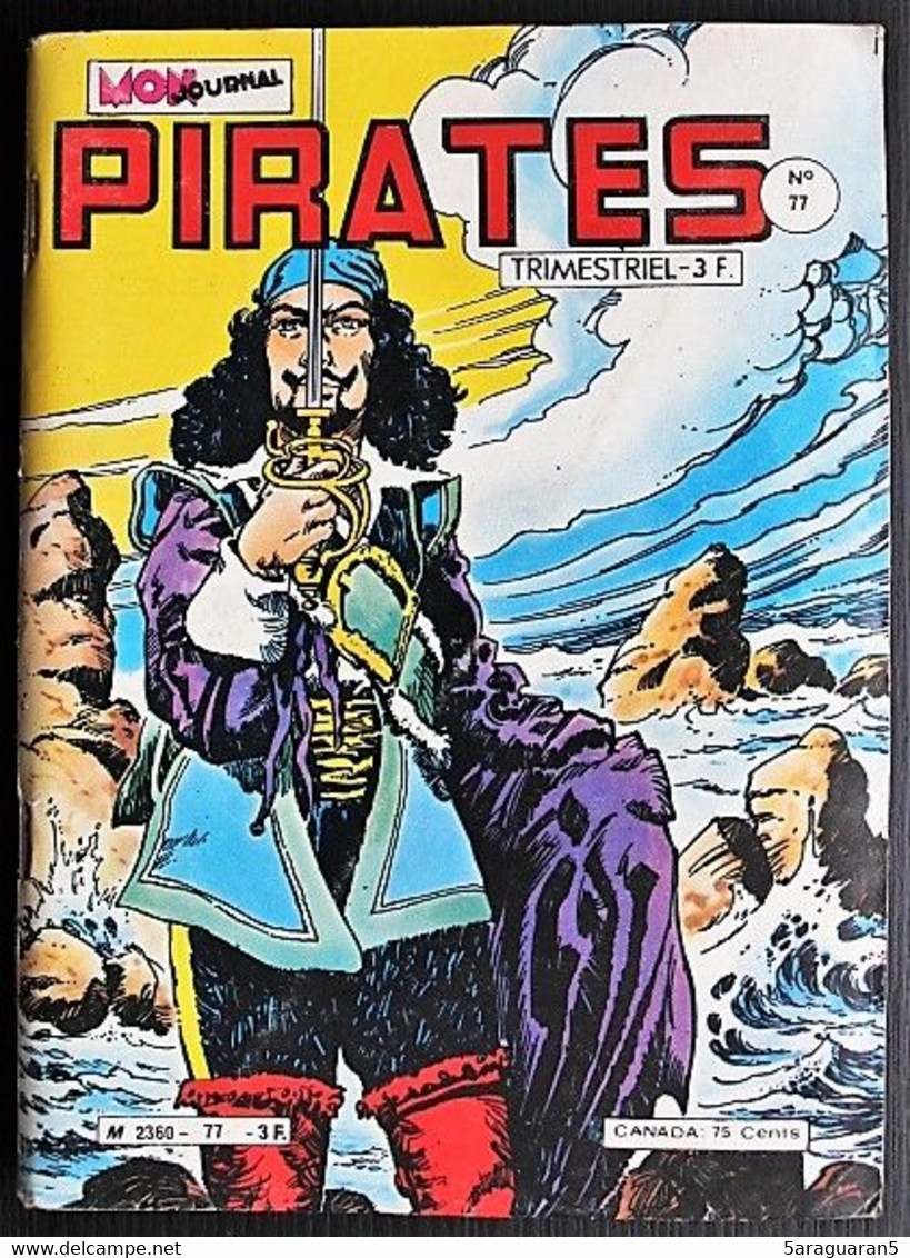 BD PETIT FORMAT - PIRATES - 77 - Cap'tain Rik Erik : Le Fort De Paraiso - EO 1980 Mon Journal - Pirates