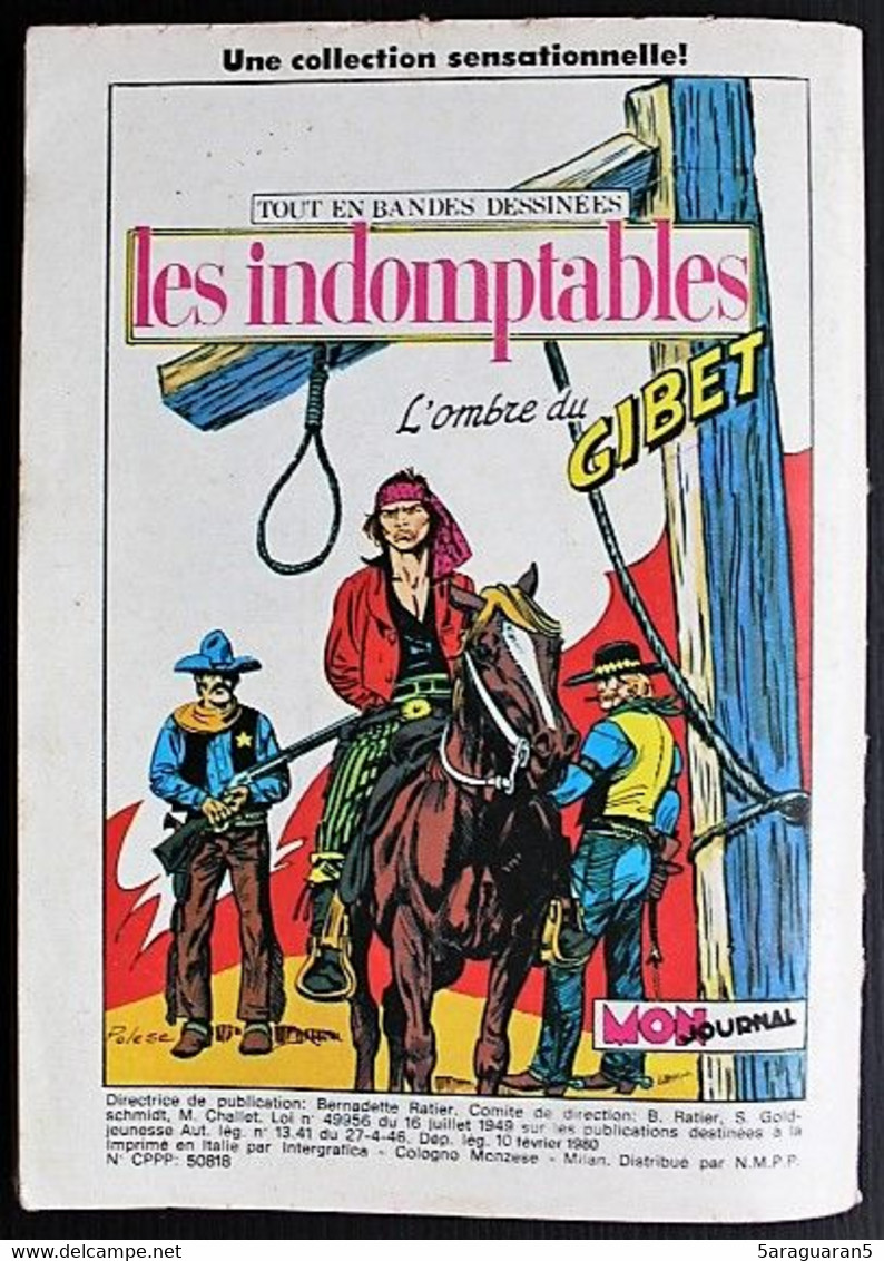 BD PETIT FORMAT - PIRATES - 77 - Cap'tain Rik Erik : Le Fort De Paraiso - EO 1980 Mon Journal - Pirates