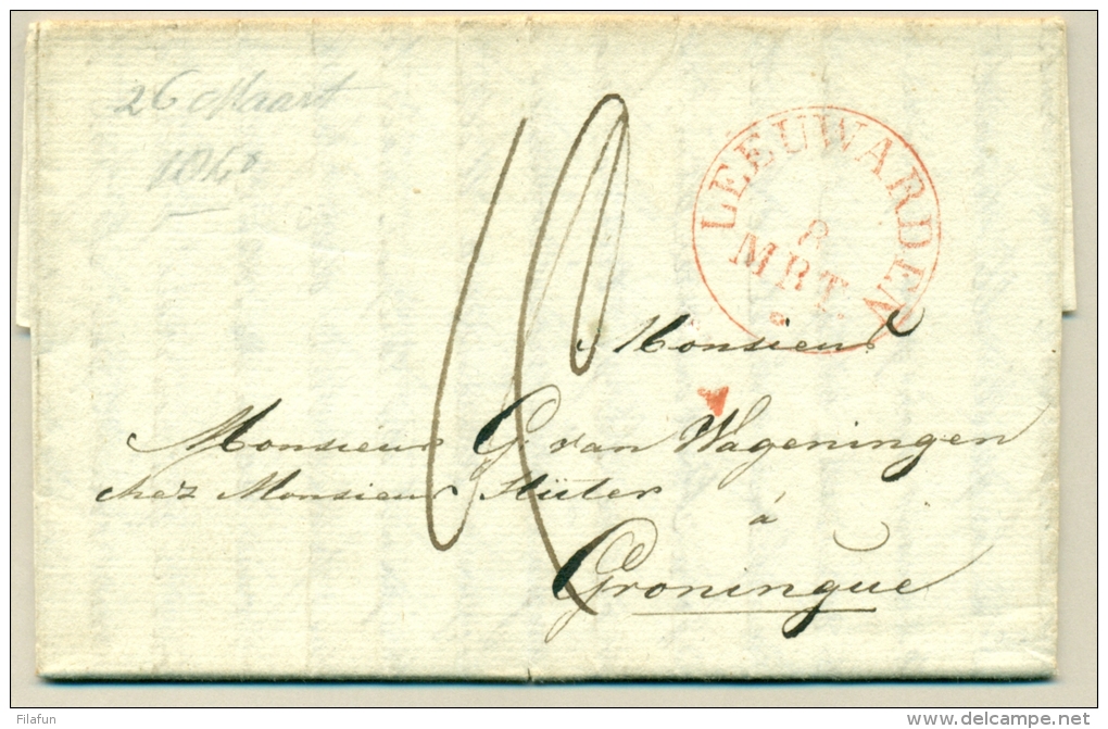 Nederland - 1840 - Leeuwarden PEP 1170-13 Op Complete Brief Naar Groningen - ...-1852 Precursori