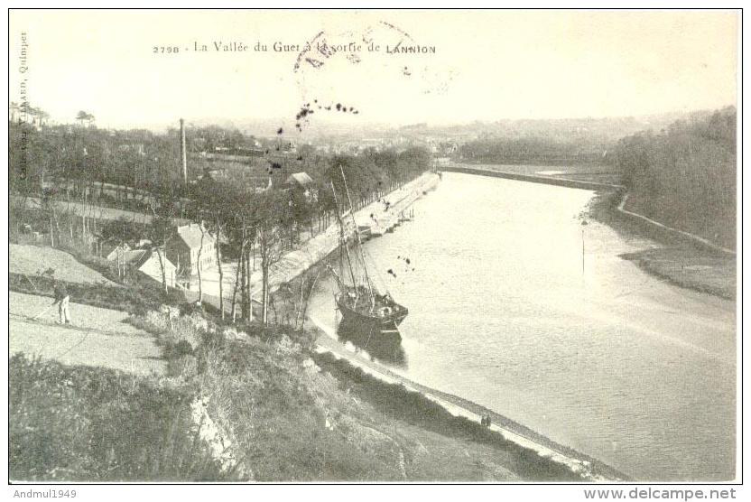 La Vallée Du Guet à La Sortie De LANNION - Oblitération De 1907 - Lannion