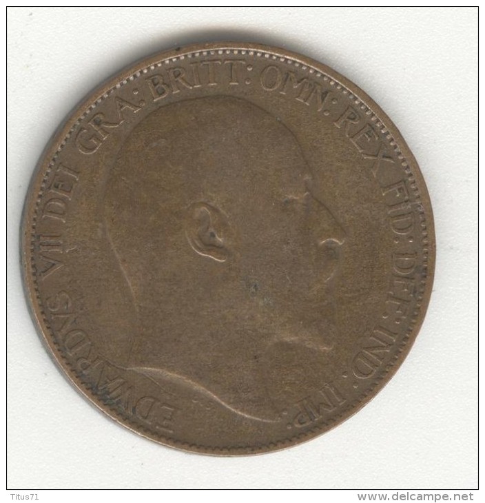 1/2 Penny Grande-Bretagne / Great Britain 1908 Edouard VII / Edward VII - C. 1/2 Penny