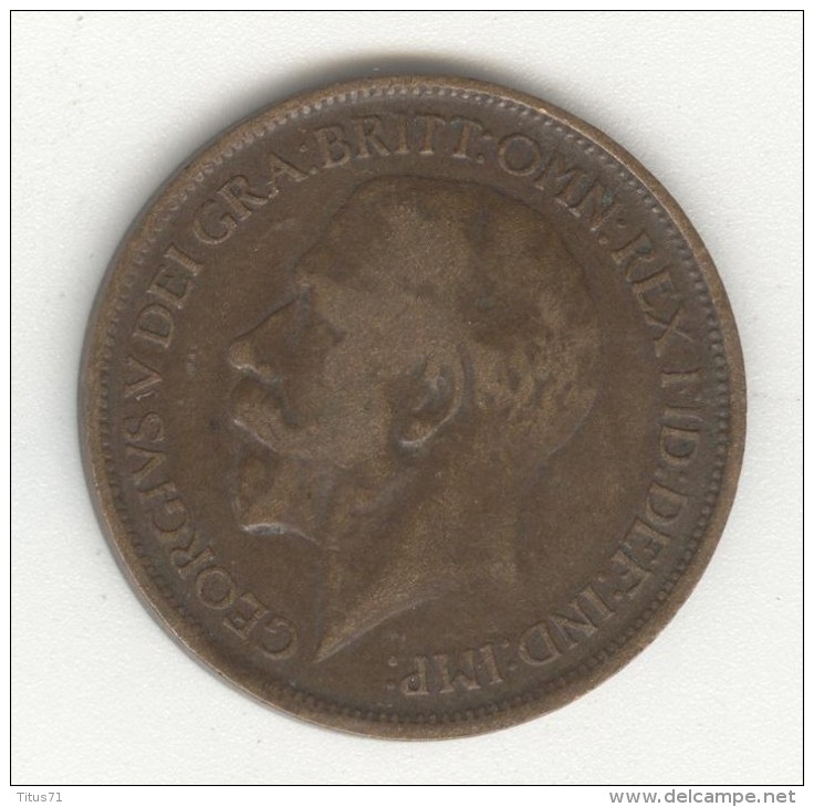 1/2 Penny Grande-Bretagne / Great Britain 1912 Georges V / Georgius V - C. 1/2 Penny
