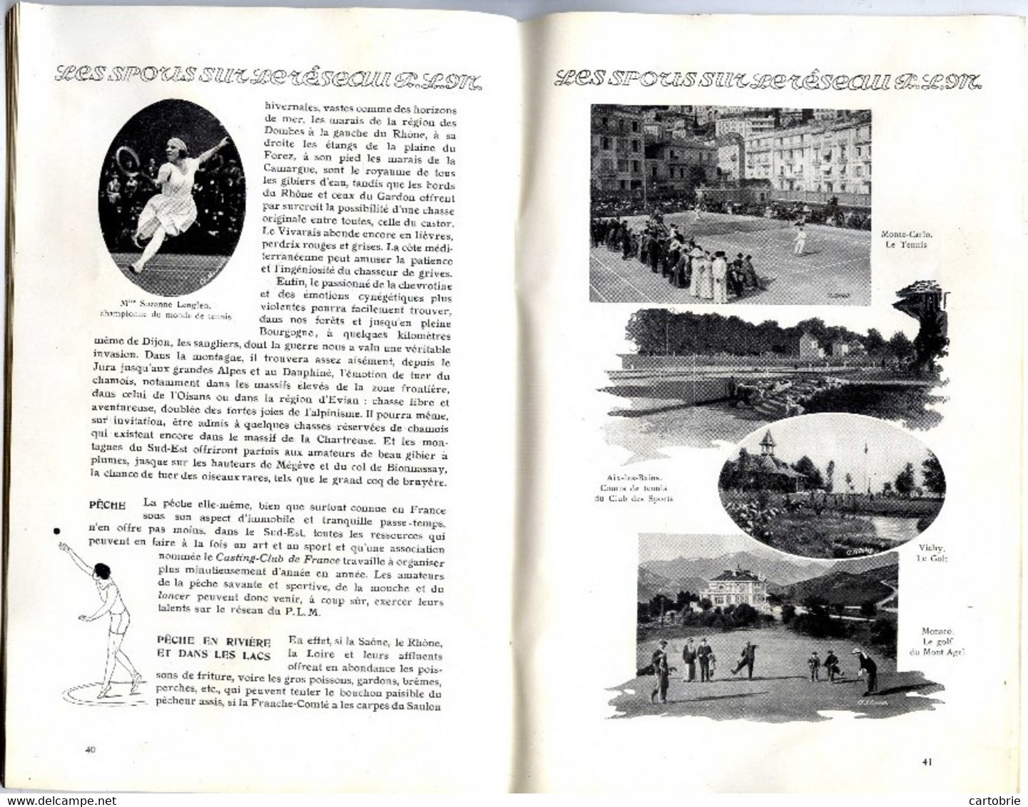 Les Sports Sur Le Réseau PLM Paris à Monaco (chemin De Fer) - 48 Pages, Nombreuses Photos - Côte D'Azur