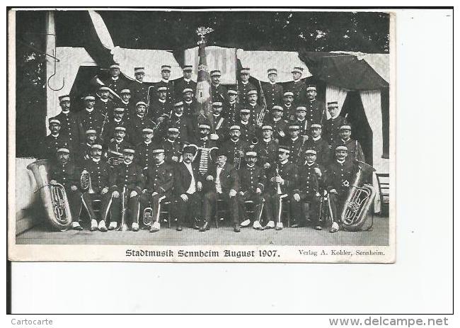 68 CERNAY SENNHEIM 1907 STADTMUSIK - Cernay