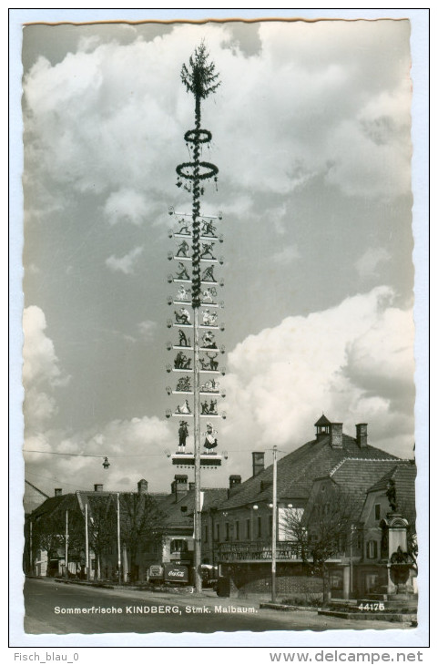 AK Steiermark 8650 Kindberg Im Mürztal Maibaum P. Ledermann 1961 Österreich I. Verlag P. Ledermann Austria Autriche - Kindberg