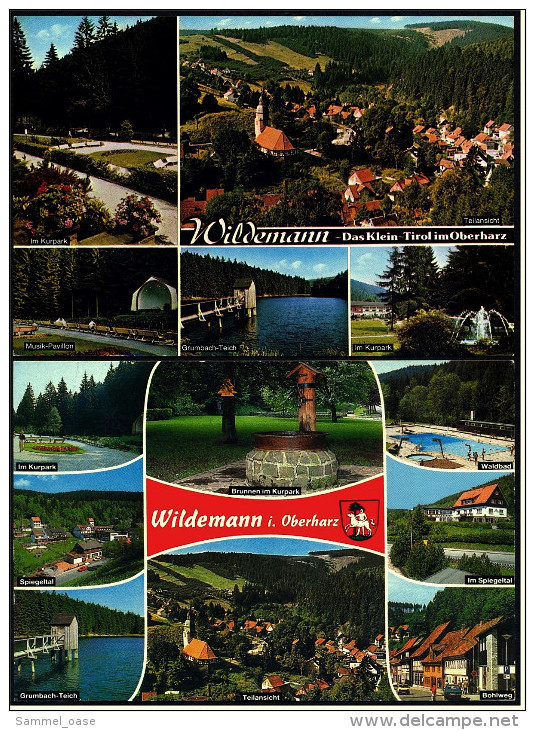 2 X Wildemann Im Oberharz  -  Mehrbild-Ansichtskarten  Ca.1990     (4901) - Wildemann