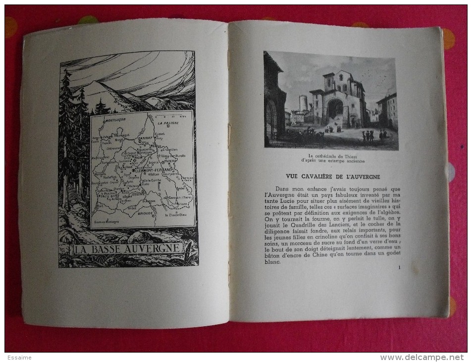 La Basse Auvergne. Alexandre Vialatte. éd. J. De Gigord, Paris Sd (vers 1950) - Auvergne