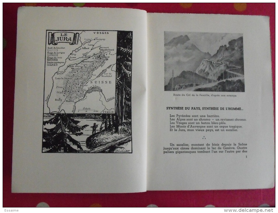 Le Jura. Marguerite Bourcet. éd. J. De Gigord, Paris Sd (vers 1950) - Franche-Comté