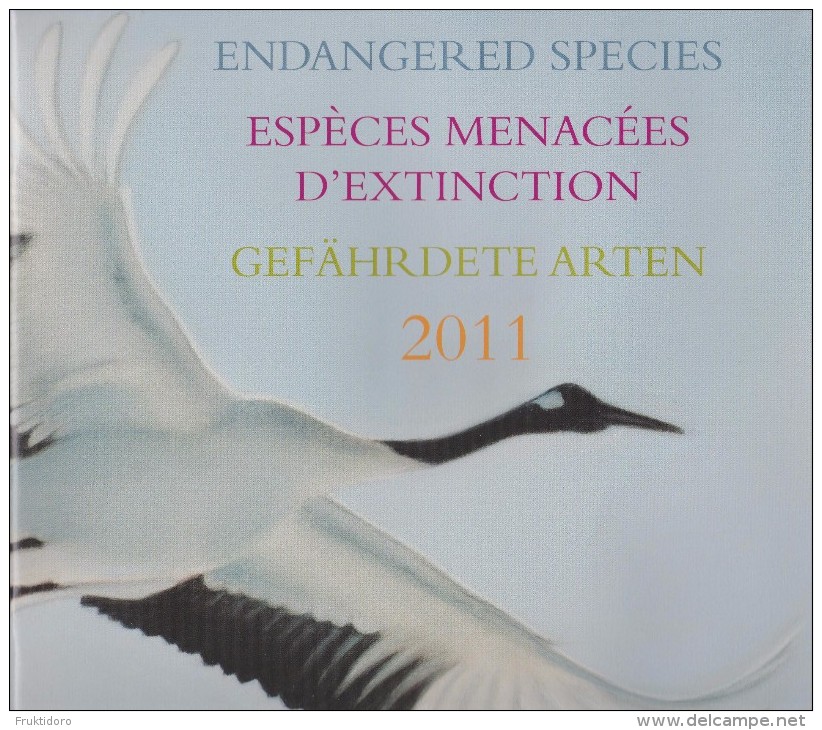 United Nations Folder Endangered Species - Geneva - New York - Vienna - 2011 ** - Carnets