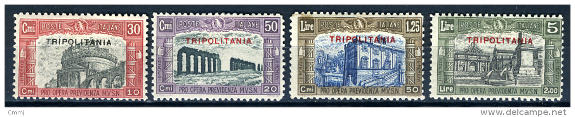 1929 -  Italia - COLONIE - Tripolitania - Sass. N.  50/53 - LH -  (B0111082015a..) - Tripolitania