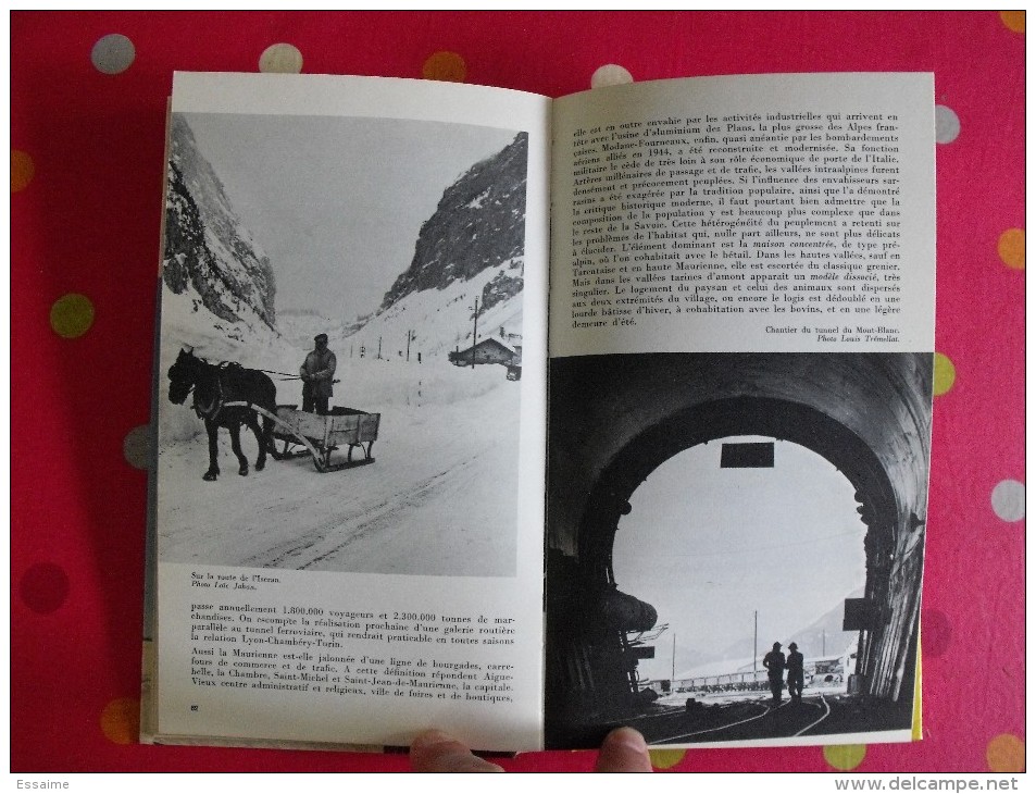 Savoie. Horizons de France. nouvelles provinciales. 1963. nombreuses photos. Histoire art géographie humaine