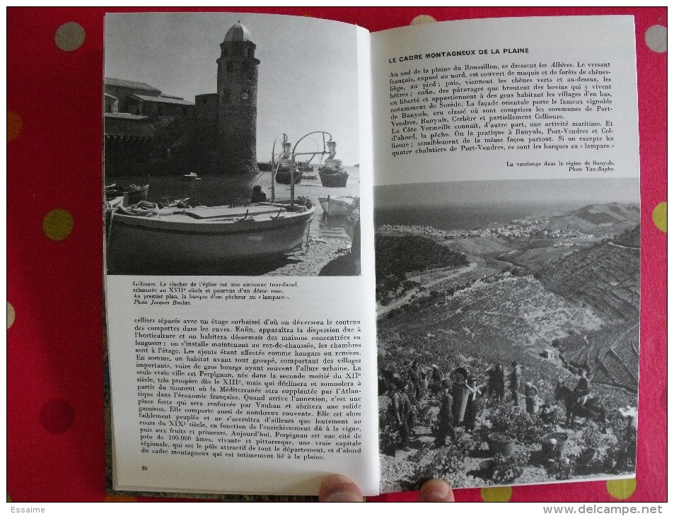 Roussillon. Horizons de France. nouvelles provinciales. 1963. nombreuses photos. Histoire art géographie humaine