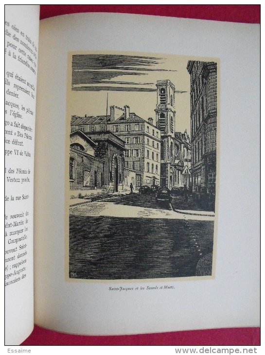 Ma vieille rue Saint Jacques. Paris. Jean Verwaest. Henri Breton, Pierre Benoit. éd Durassié 1953