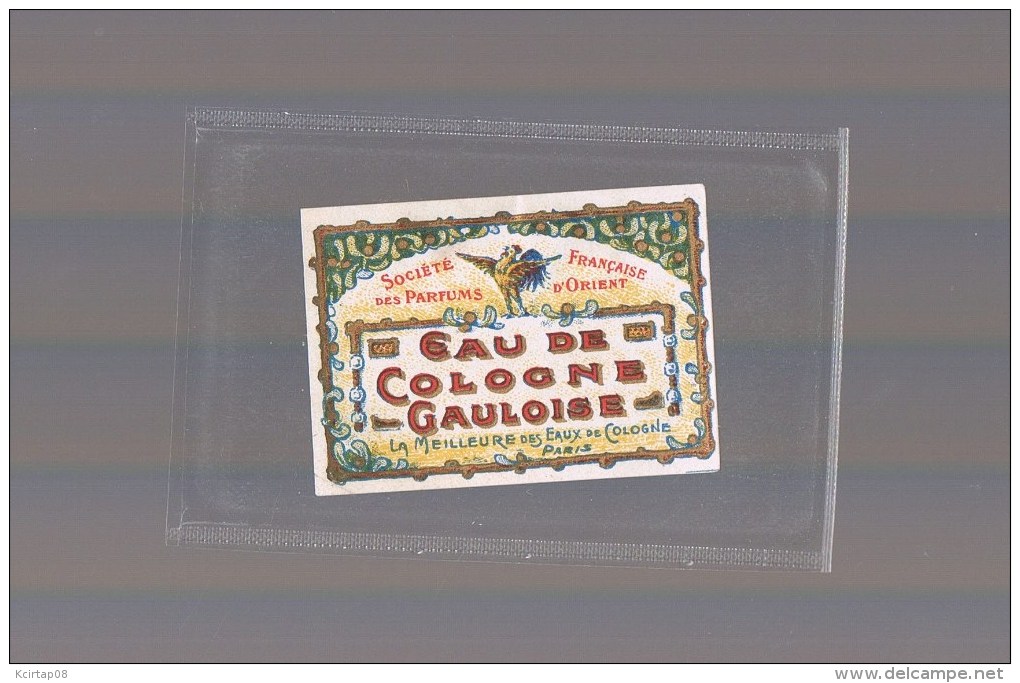 Etiquette . Eau De Cologne '' GAULOISE '' . . - Modern (from 1961)