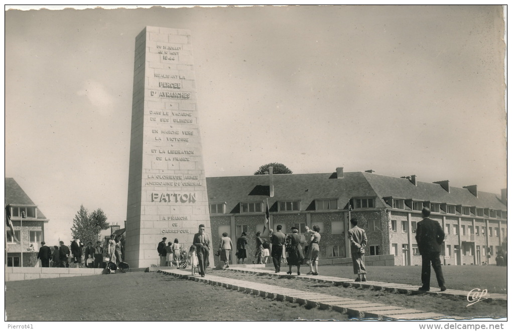 AVRANCHES - Le Monument Patton , Souvenir De La Percée D'Avranches - Avranches