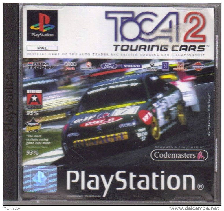 Jeux PS1  -  TOCA  2 Touring Car Championship - Playstation