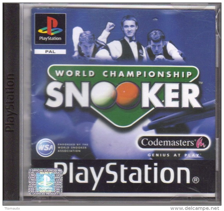 Jeux PS1  -   Snooker World Championship - Playstation