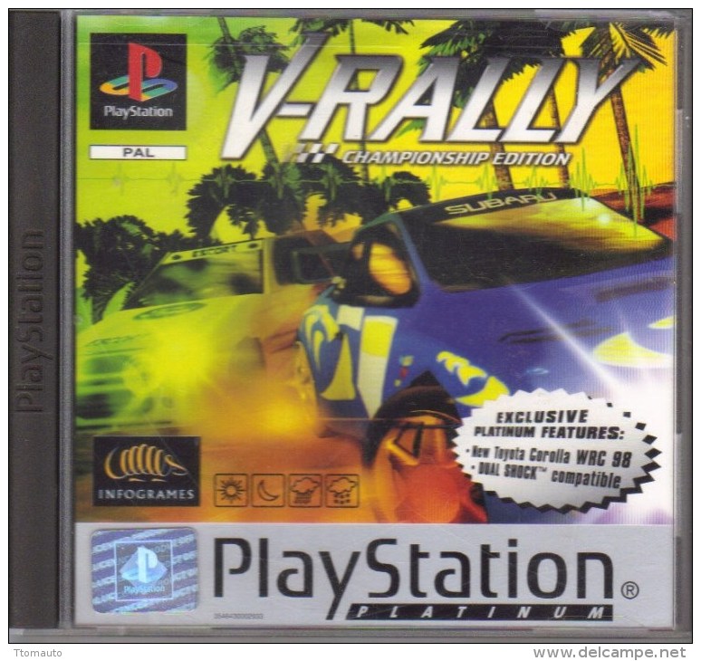 Jeux PS1  -   V-Rally Championship Edition - Playstation