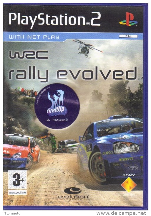 Jeux PS2  -   WRC Rally Evolved - Playstation 2