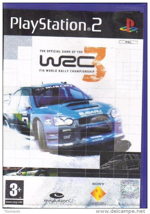 Jeux PS2  -  Playstation 2  -   WRC Rally  3 - FIA World Rally Championship 3 - Playstation 2