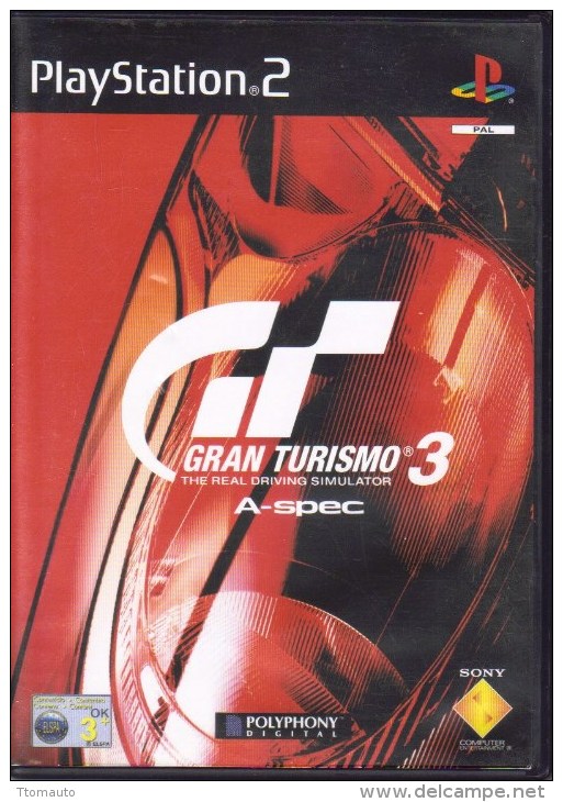 Jeux PS2  -  Playstation 2  -   Gran Turismo 3 - Playstation 2