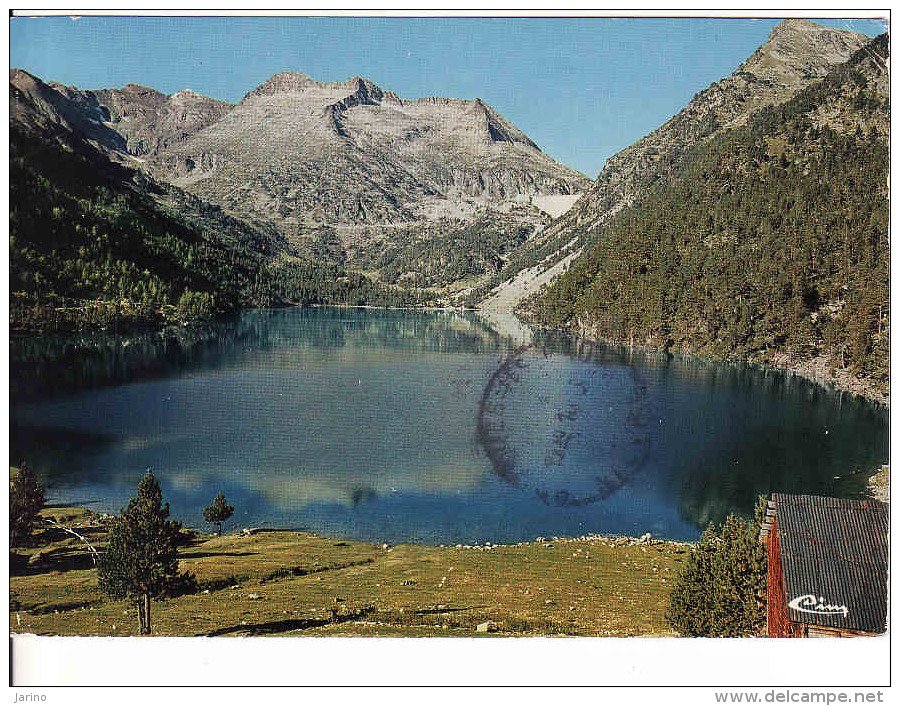 65 Hautes Pyrenees,Aragnouet,Haute Vallee D'Aure,Lac D'Oredon,Barrage De Cap De Long, Circule Oui 1977 - Aragnouet