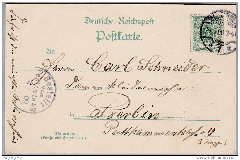 AK De Th MEININGEN 1900-09-19 Künstler-Litho Mohr&Dutzauer; C.W.Löffler - Meiningen