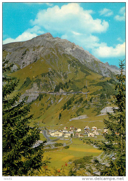 Austria - Autriche - Vorarlberg - Stuben 1409m Mit Flexenstrasse Am Arlberg - Semi Moderne Grand Format - Stuben