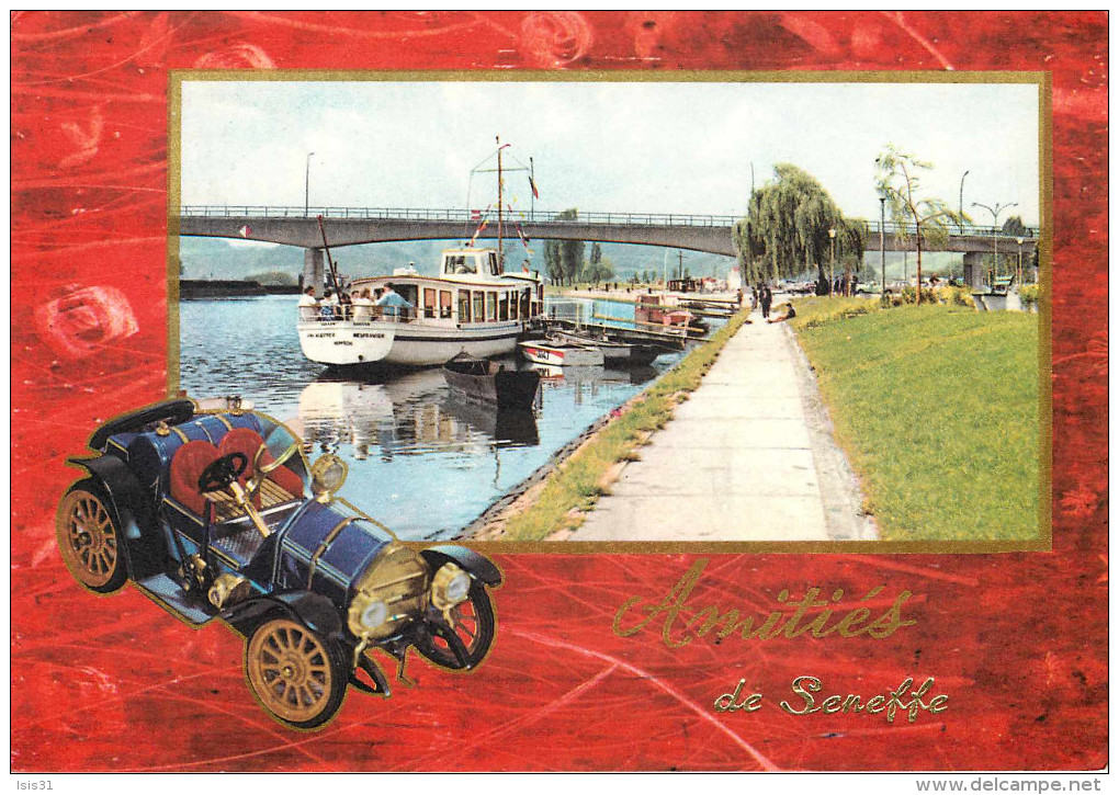 Belgique - Hainaut - Voitures - Automobiles - Bateaux - Amitiés De Seneffe - Moderne Grand Format - état - Seneffe