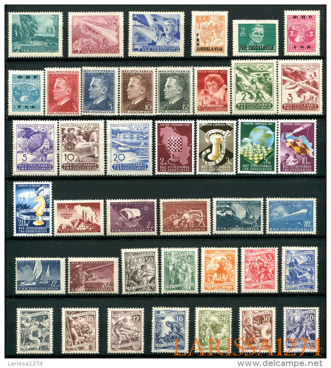 YUGOSLAVIA 1950 Complete Year MNH - Full Years