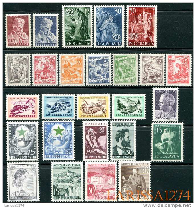 YUGOSLAVIA 1953 Complete Year MNH - Komplette Jahrgänge