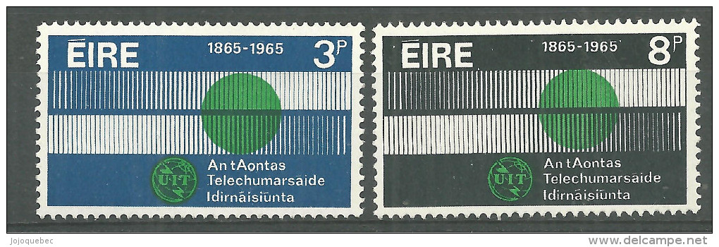 Irlande Neufs Sans Charniére, MINT NEVER HINGED, CENTENARY OF I.T.U. 1965 - Neufs