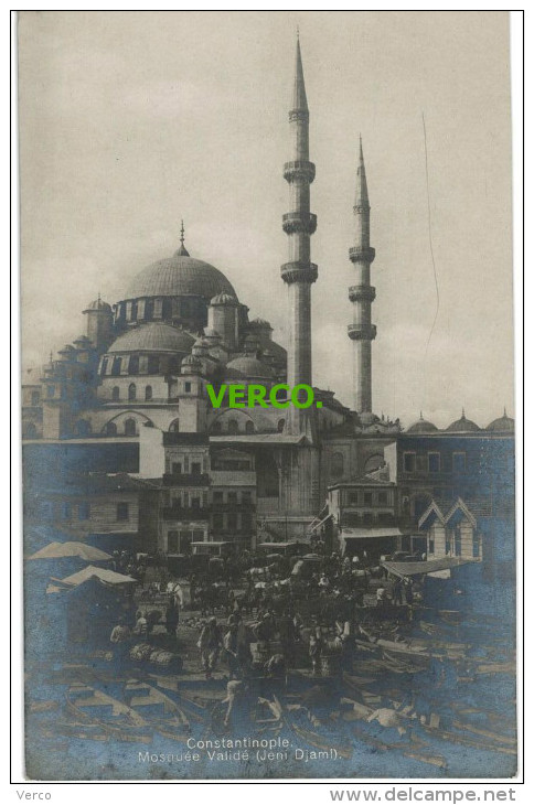 Carte Postale Ancienne De TURQUIE – CONSTANTINOPLE – MOSQUEE VALIDE (JENI DJAMI) - Turquie