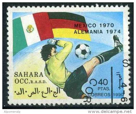 Sahara OCC 1974 Football (Soccer), Goalkeeper, Flag - Sahara Spagnolo