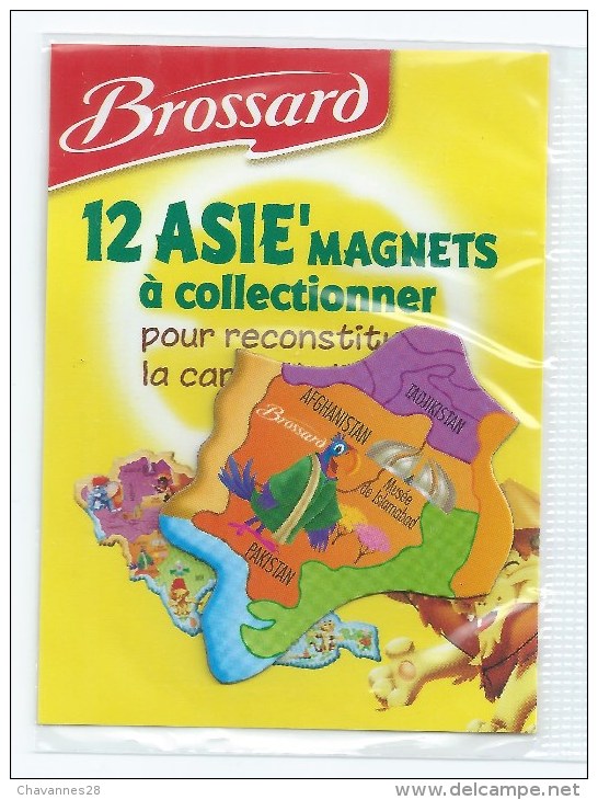 MAGNET BROSSARD - 12 ASIE'MAGNETS - TADJIKISTAN AFGANISTAN PAKISTAN - Animaux & Faune