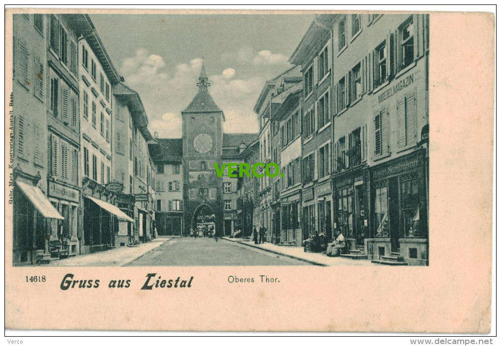 Carte Postale Ancienne De SUISSE – GRUSS AUS LIEDSTAL - Andere & Zonder Classificatie