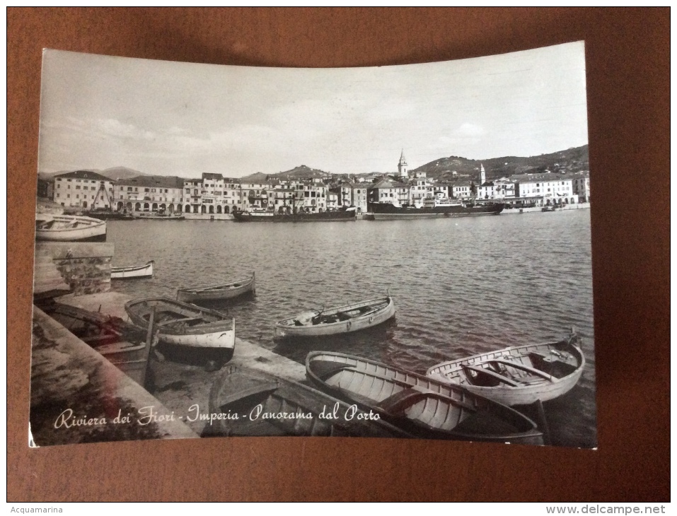 IMPERIA - Panorama Dal Porto - Cartolina FG BN V 1952 - Imperia