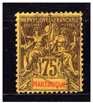 MARTINIQUE - N° 42° - TYPE GROUPE - Used Stamps