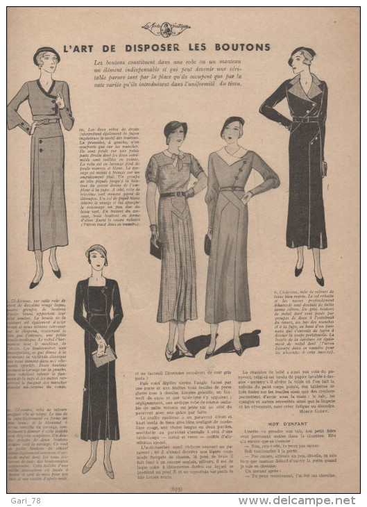 Mode Pratique N° 36 Du 3.9.1932 - Fashion