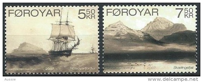 Faroer Féroé  2007 Yvertn° 582-83 *** MNH Cote 5,50 Euro - Faeroër