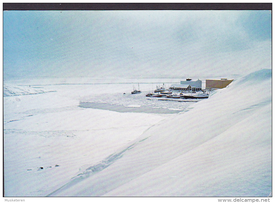 Greenland PPC Hotel Grønland Skibshavnen I Godthåb GODTHÅB Nûuk 1977 SØNDERBORG Denmark Cz. Slania (2 Scans) - Grönland