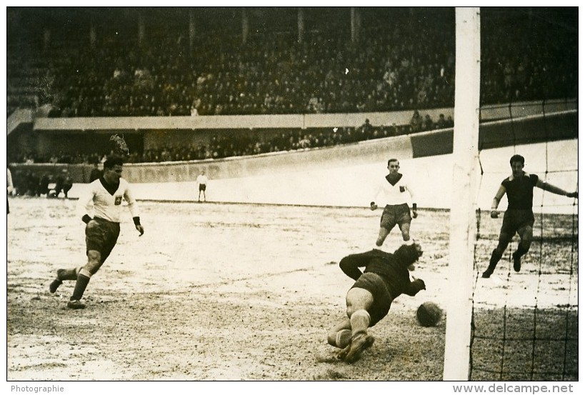 France Reims Football Match Reims 1 Lille 0 Germain Ancienne Photo 1947 - Sports