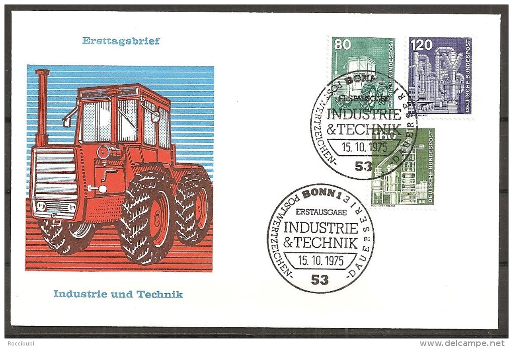 Deutschland 1975 - Michel 853,855,857 - FDC (M) - Landwirtschaft