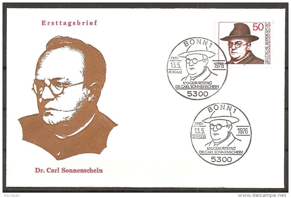 Deutschland 1976 - Michel 892 - FDC (M) - Theologians